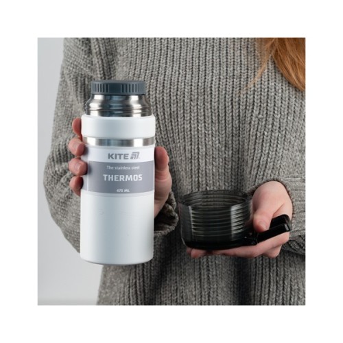 Термос Kite 473 мл білий (K25-320-1)