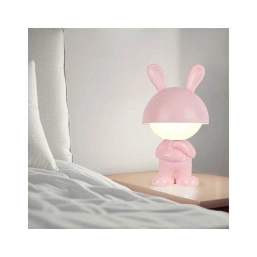 Нічник Kite Світильник LED з акумулятором Dreamy Bunny, рожевий (K25-315-1-2)