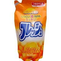 Засіб для ручного миття посуду Rocket Soap Kitchen Detergent Orange Oil Змінний блок 500 мл (4903367090782)
