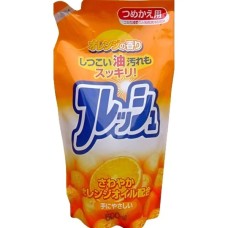 Засіб для ручного миття посуду Rocket Soap Kitchen Detergent Orange Oil Змінний блок 500 мл (4903367090782)