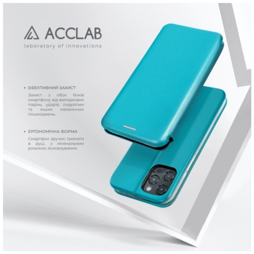Чохол до мобільного телефона ACCLAB Book Cover Elegance Xiaomi 15 Light Blue (1283126631689)