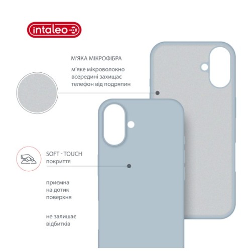 Чохол до мобільного телефона Intaleo Silicone Case Apple iPhone 17 Light Blue (1283126630330)
