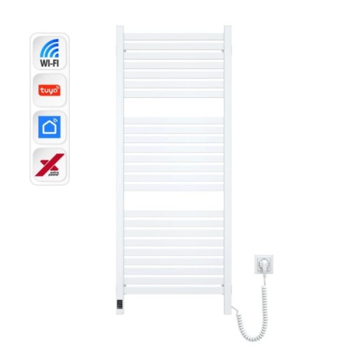 Сушарка для рушників Navin Авангард Х, 1200х480, Wi-Fi, сталь, білий, правобічна (12-172055-4812)