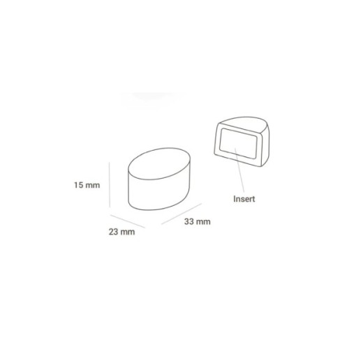 Форма для шоколаду Silikomart Chocado для праліне Ovale 23х33 h15 мм 24 шт (CH014)