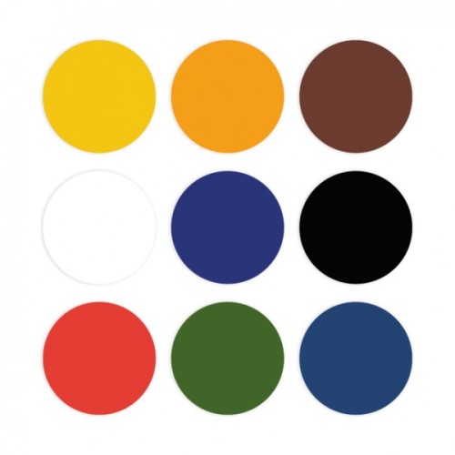 Гуашеві фарби Yes Orange Line 9 кольорів по 20 мл (230431)