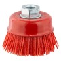 Щітка для електроінструменту Sigma дротяна чашеподібна 75мм М14x2мм нейлонова 9014471 (9014471)