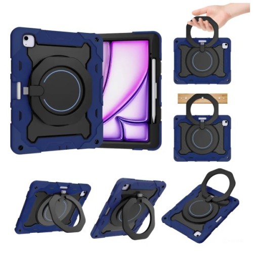 Чохол до планшета BeCover Armor Stand Apple iPad Air 13" M2/M3 (2024/2025) Blue (711927)