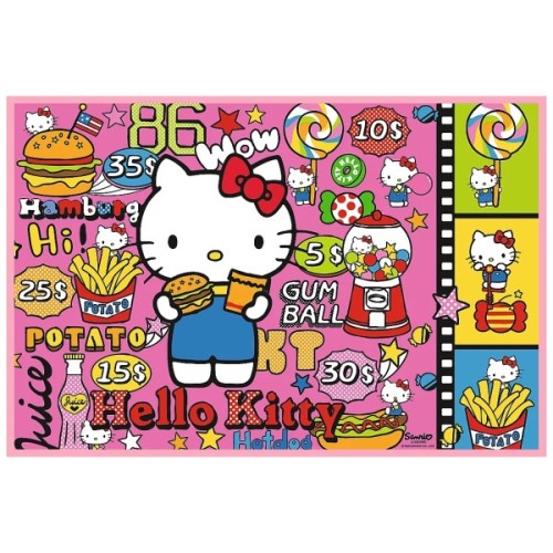 Пазл Trefl Hello Kitty Вітаю Кітті та друзів 2х200 елементів (5900511133363)