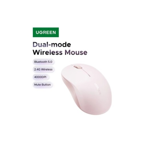 Мишка Ugreen M331 Wireless/Bluetooth Pink (65625)