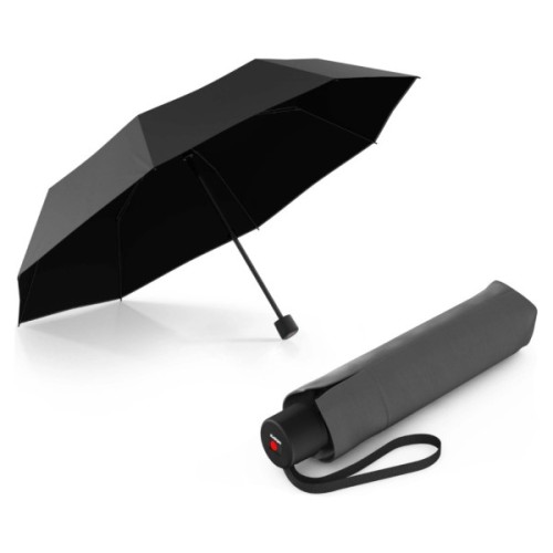 Парасоля Knirps A.050 Dark Grey Black HeatShield механічна, складана (Kn95-7051-08002)