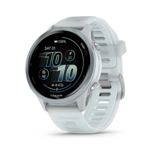 Смарт-годинник Garmin Forerunner 570 - 42MM, Whitestone/Cloud Blue, GPS (010-02970-01)