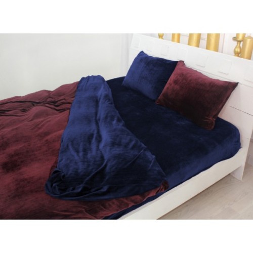 Постільна білизна MirSon Велюр Winter Frost 28-0006 + 28-0002 Primula Velvet 175х210 (2200004007038)