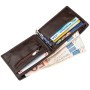 Портмоне Boston Із затискачем для купюр Коричневе (18827)