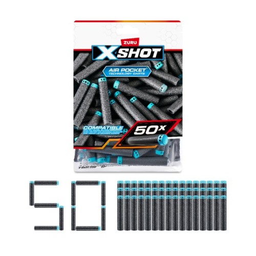 Іграшкова зброя Zuru X-Shot Набір патронів Excel (50 патронів) (36588)