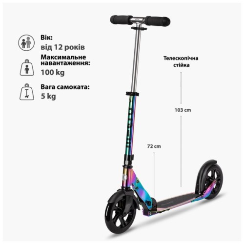 Самокат Micro серии Classic - Неохром (SA0049)