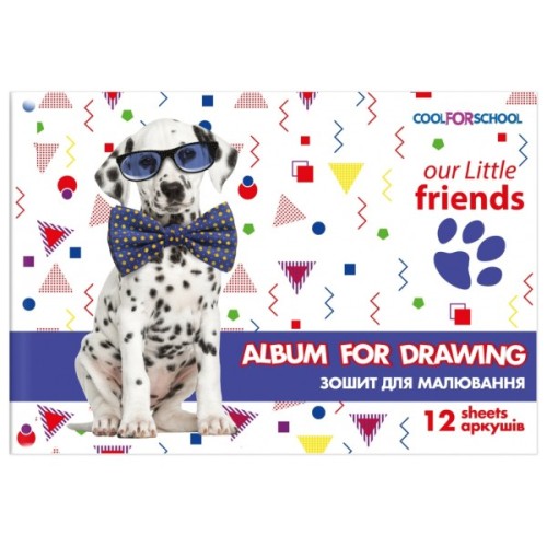 Альбом для малювання Cool For School на скобі , 12 аркушів (CF60905-01)