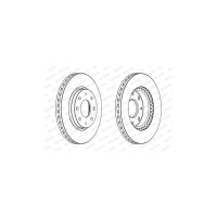 Гальмівний диск FERODO DDF1528