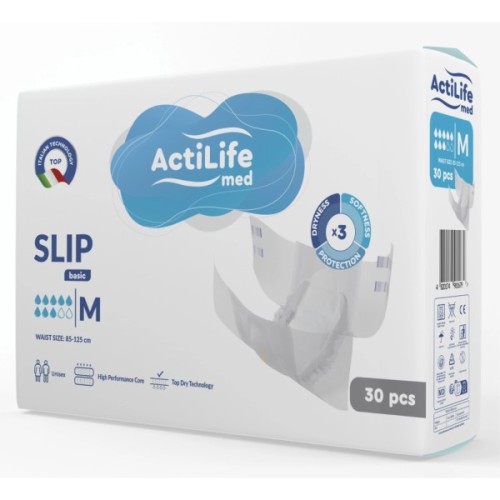 Підгузки для дорослих ActiLife Med Basic M, 30 шт (4820174981679)