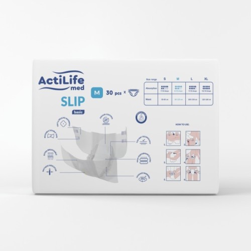 Підгузки для дорослих ActiLife Med Basic M, 30 шт (4820174981679)