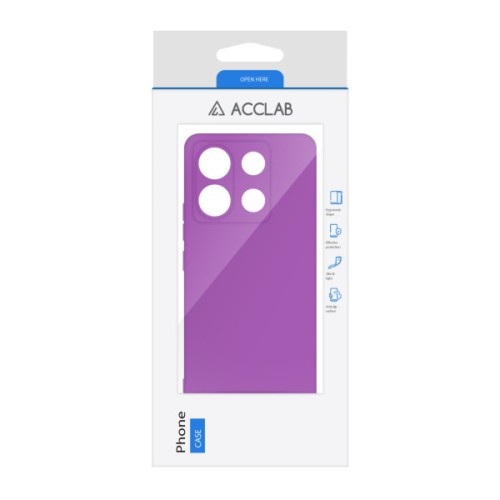 Чохол до мобільного телефона ACCLAB Silicone Xiaomi Redmi Note 13 Pro 5G Violet (1283126602955)